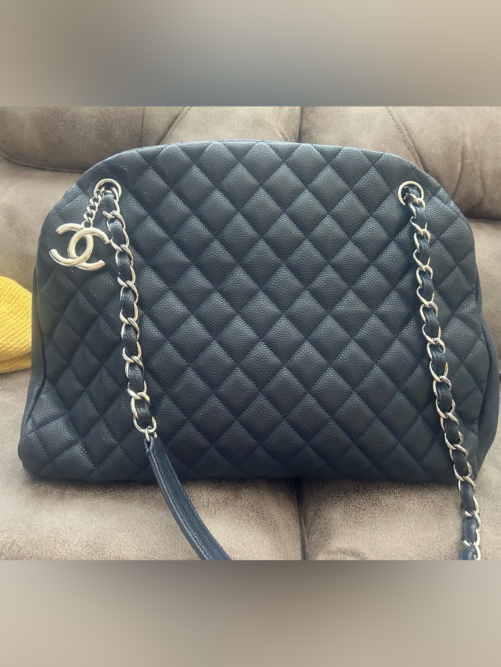 Chanel medium caviar Mademoiselle bowling bag
